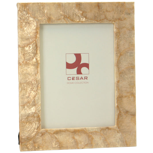 Photo frame Alexandra House Living Brown Mother of pearl 27 X 1 X 32 CM