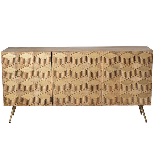 Sideboard Alexandra House Living Wood 160 x 40 x 80 cm