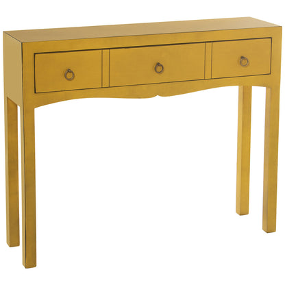 Console Alexandra House Living Yellow Wood 94 x 78 x 24 cm Alexandra House Living