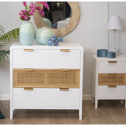 Chest of drawers Alexandra House Living White Wood 80 x 40 x 82 cm