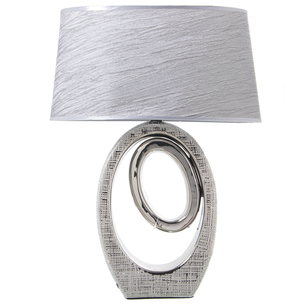 Desk lamp Alexandra House Living Silver Ceramic 40 W 38 x 57 x 24 cm Alexandra House Living