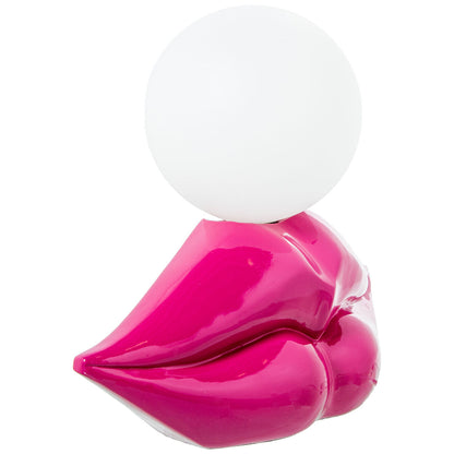 Desk lamp Alexandra House Living Pink Acrylic Plastic Melamin 33 x 29 x 16 cm Lips Alexandra House Living