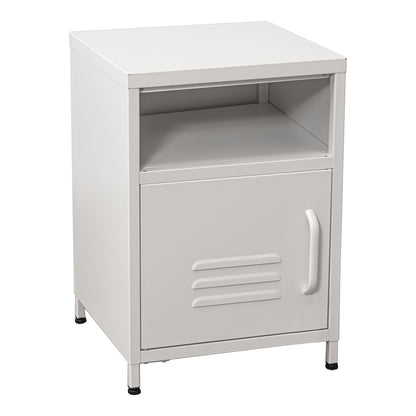 Nightstand Alexandra House Living White Metal 35 x 51 x 35 cm