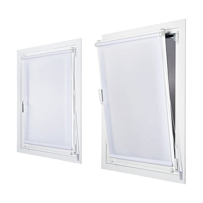 Roller blinds Stor Planet Clip&Fix Night&Day White 150 x 180 cm