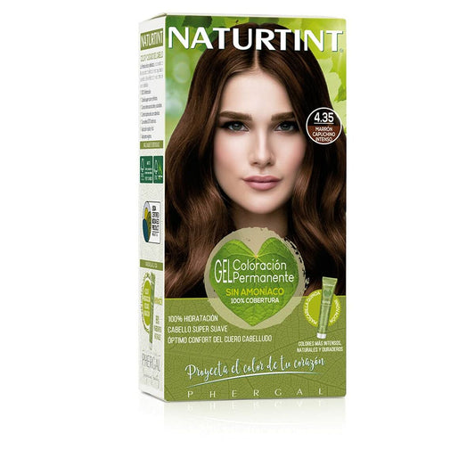 Permanent Dye Naturtint Naturtint 4.35 marrón capuccino intenso Ammonia-free (170 ml) Naturtint