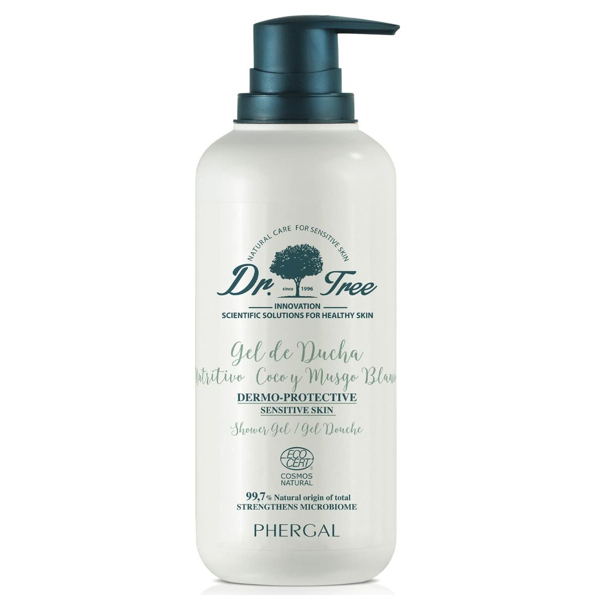 Shower Gel Dr. Tree Sensitive skin Moss Coconut Nutritional 500 ml Dr. Tree