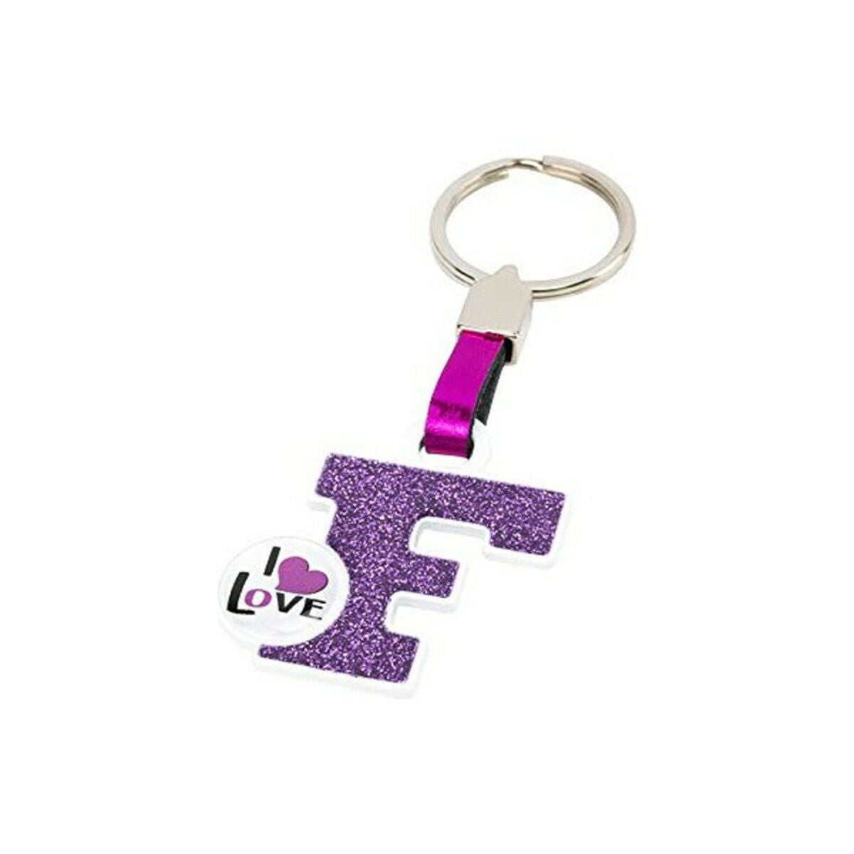 Keychain Letter F BigBuy Car