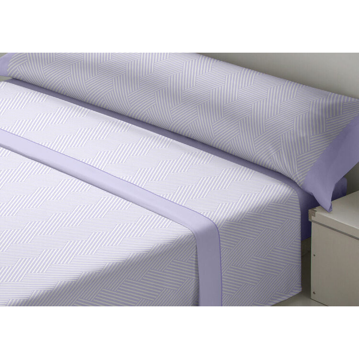 Bedding set D'Or VARTO Light mauve Double Franela