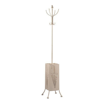 Coat rack Umbrella stand Metal Cream (34 x 188 x 34 cm) Gift Decor