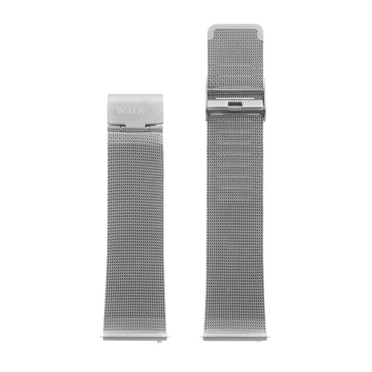 Watch Strap Watx & Colors WXCO2700 Silver Watx and Colors