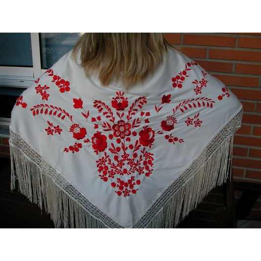 Shawl PGBL42 Ivory 140 cm