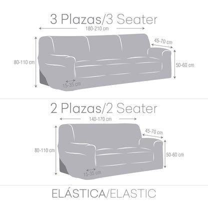 Sofa cover set Eysa ULISES Green 2 Pieces