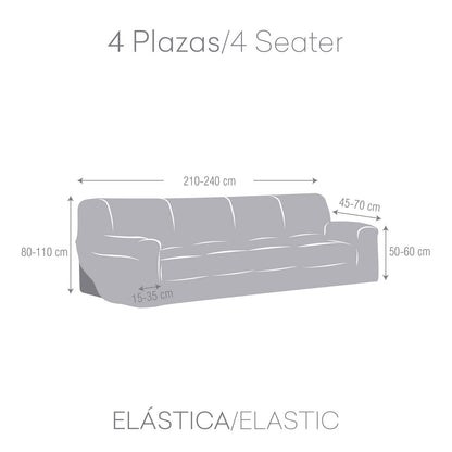 Sofa Cover Eysa ULISES Yellow 70 x 110 x 240 cm