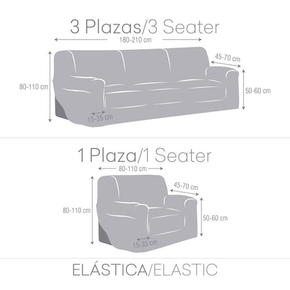 Sofa cover set Eysa ULISES Purple 3 Pieces