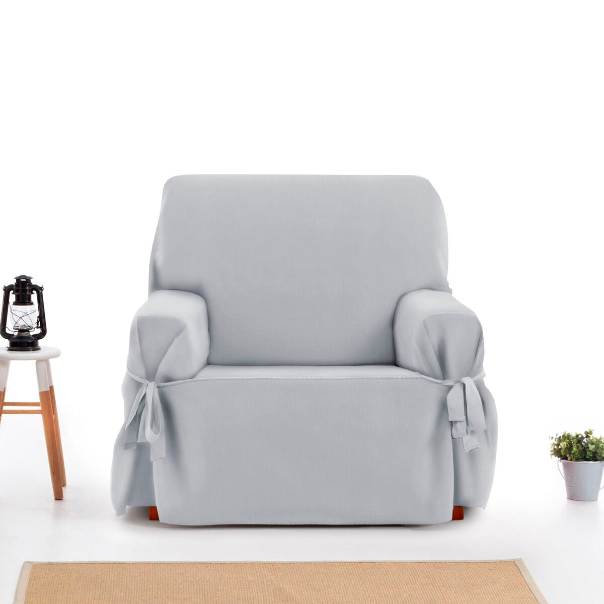 Armchair slipcovers Eysa LEVANTE Grey 100 x 110 x 120 cm