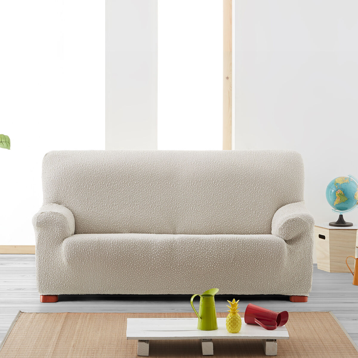 Sofa Cover Eysa ROC White 70 x 120 x 290 cm