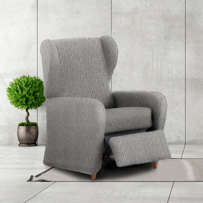 Slipcover for armchair with separate legs Eysa ROC Light grey 90 x 120 x 85 cm