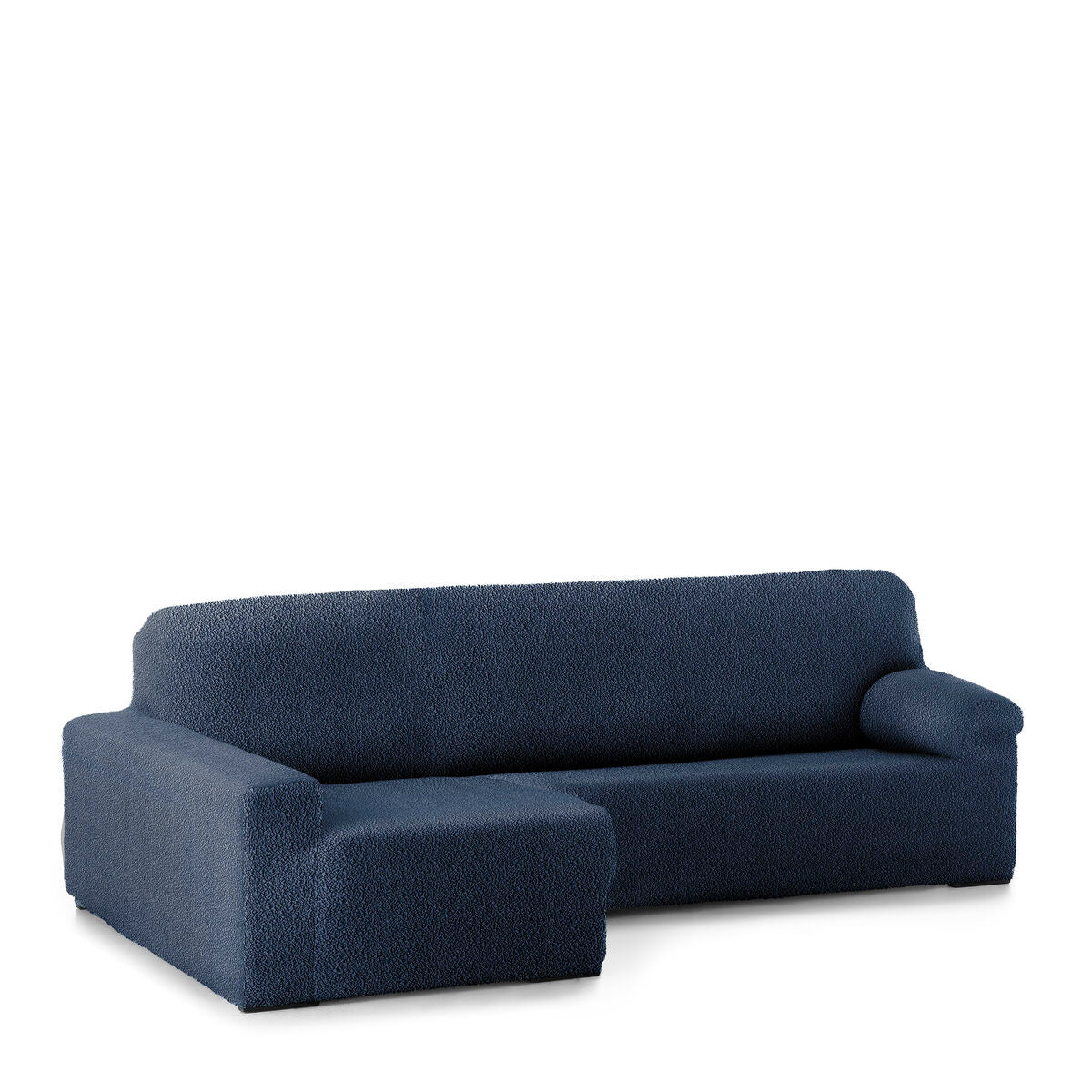 Right short arm chaise longue cover Eysa ROC Blue 180 x 120 x 360 cm