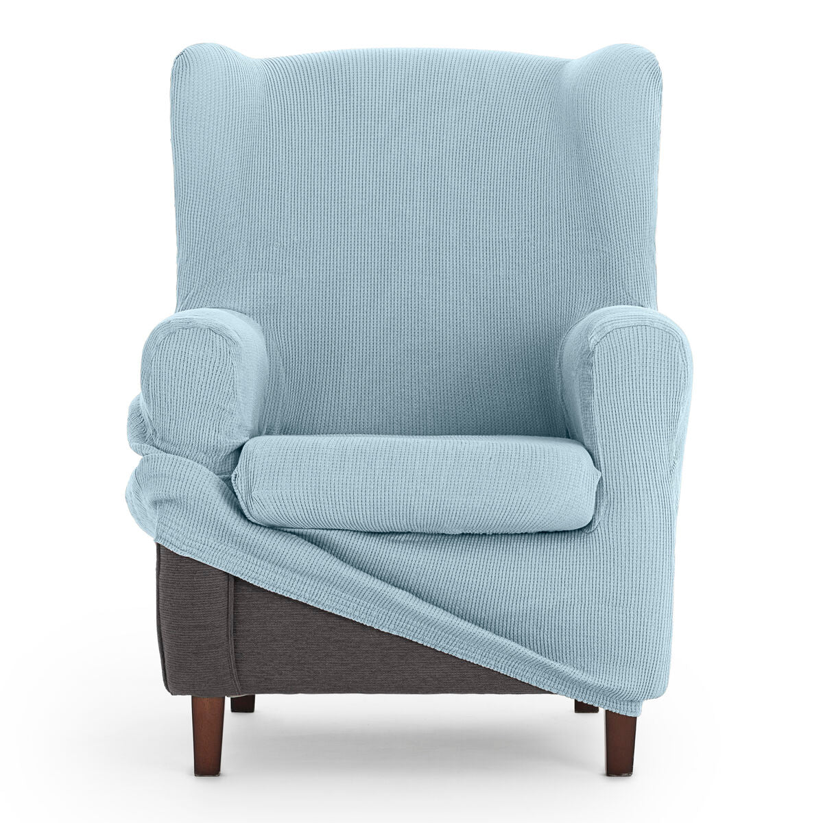 Wingback chair cover Eysa ULISES Celeste 80 x 100 x 90 cm Eysa