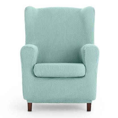 Wingback chair cover Eysa ULISES Aquamarine 80 x 100 x 90 cm Eysa