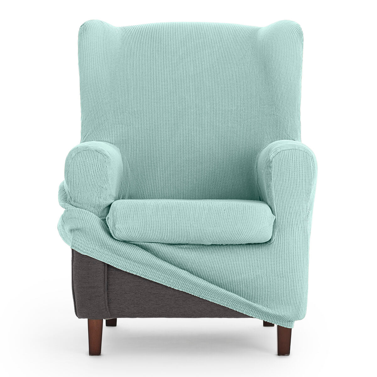 Wingback chair cover Eysa ULISES Aquamarine 80 x 100 x 90 cm Eysa