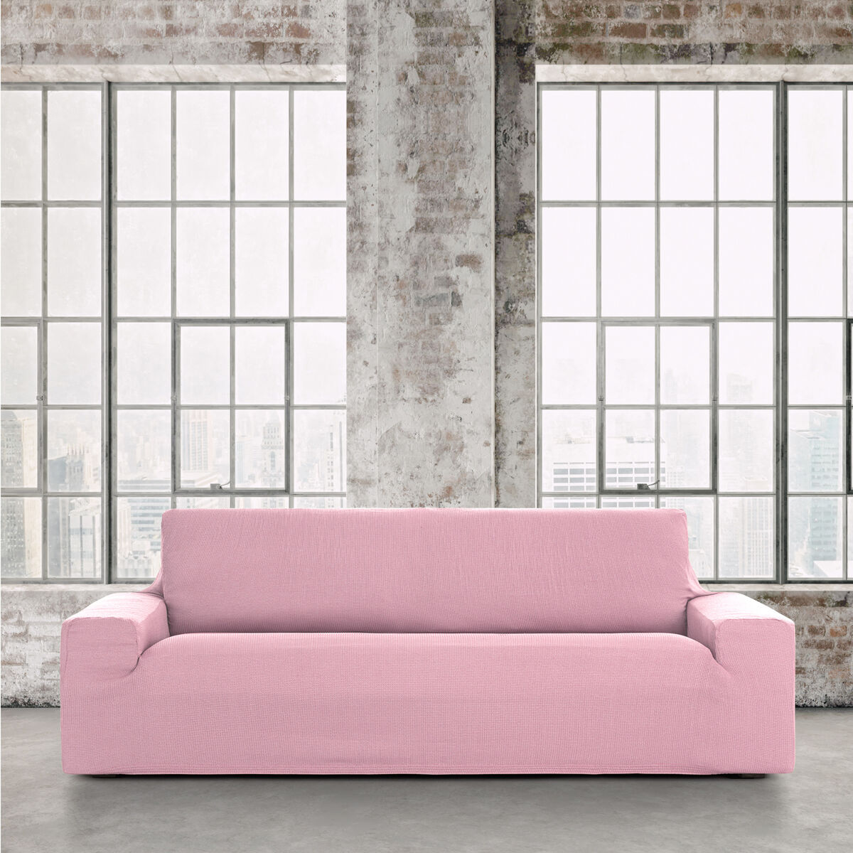 Sofa cover set Eysa ULISES Pink 3 Pieces