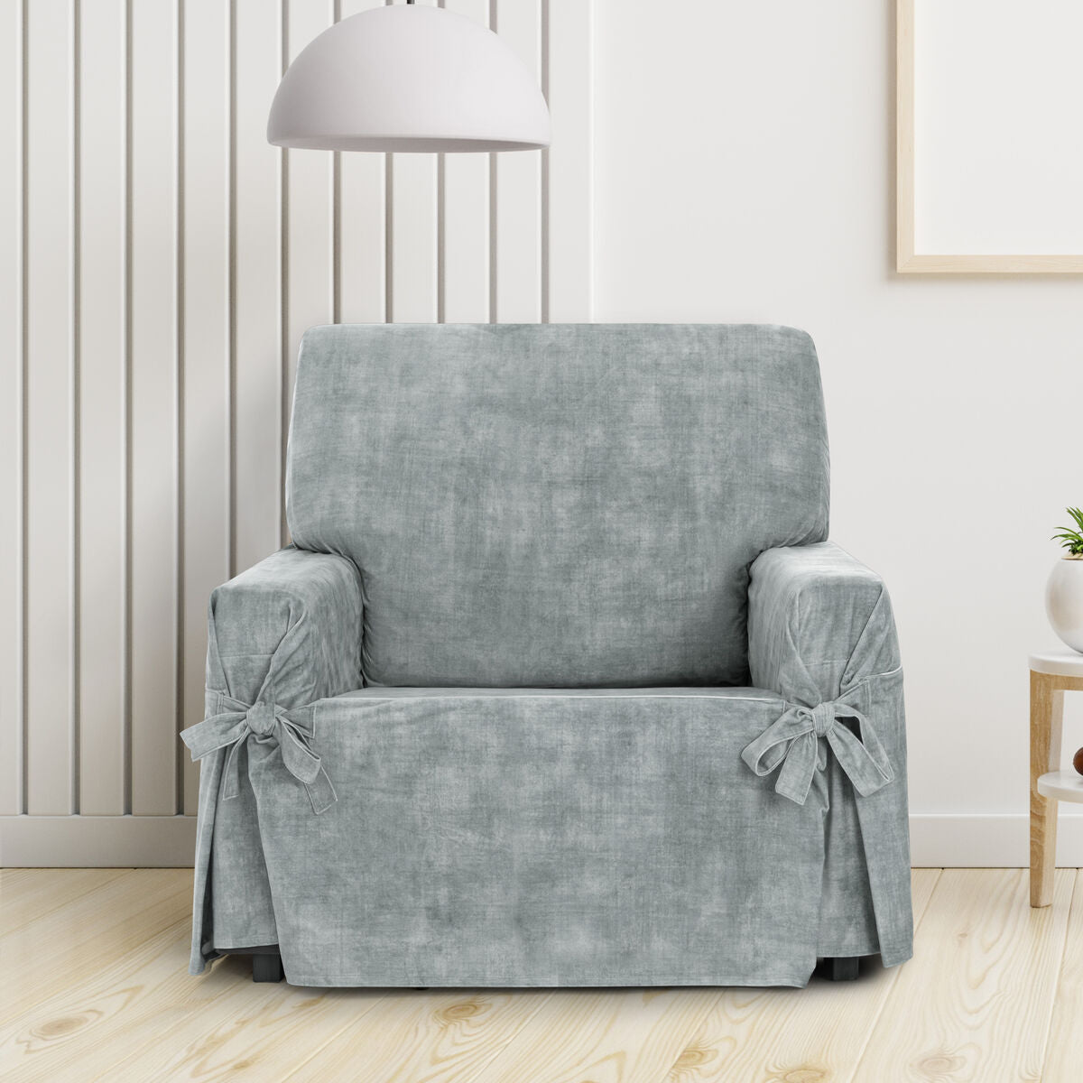 Armchair slipcovers Eysa TURIN Pearl Gray 100 x 110 x 120 cm