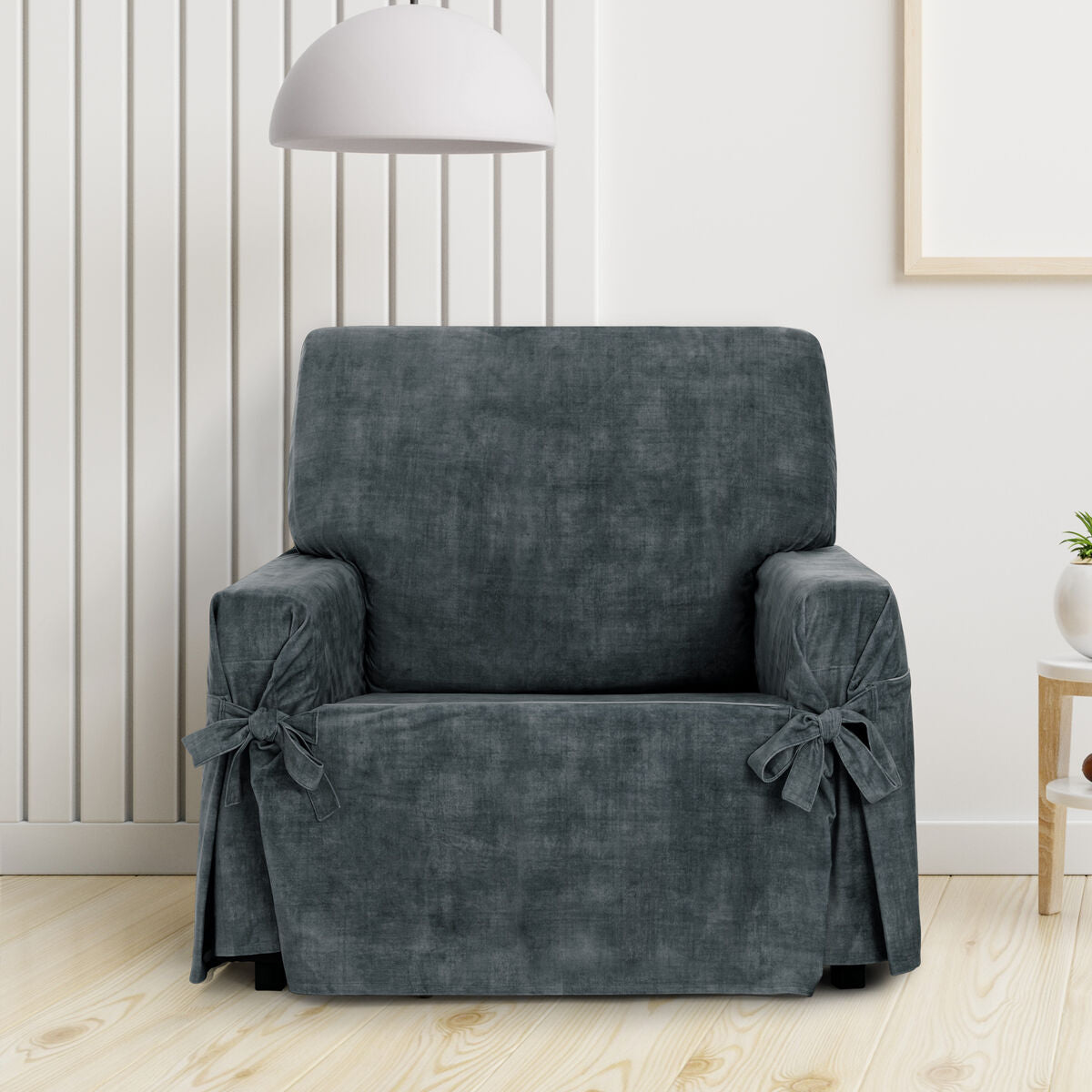 Armchair slipcovers Eysa TURIN Dark grey 100 x 110 x 120 cm