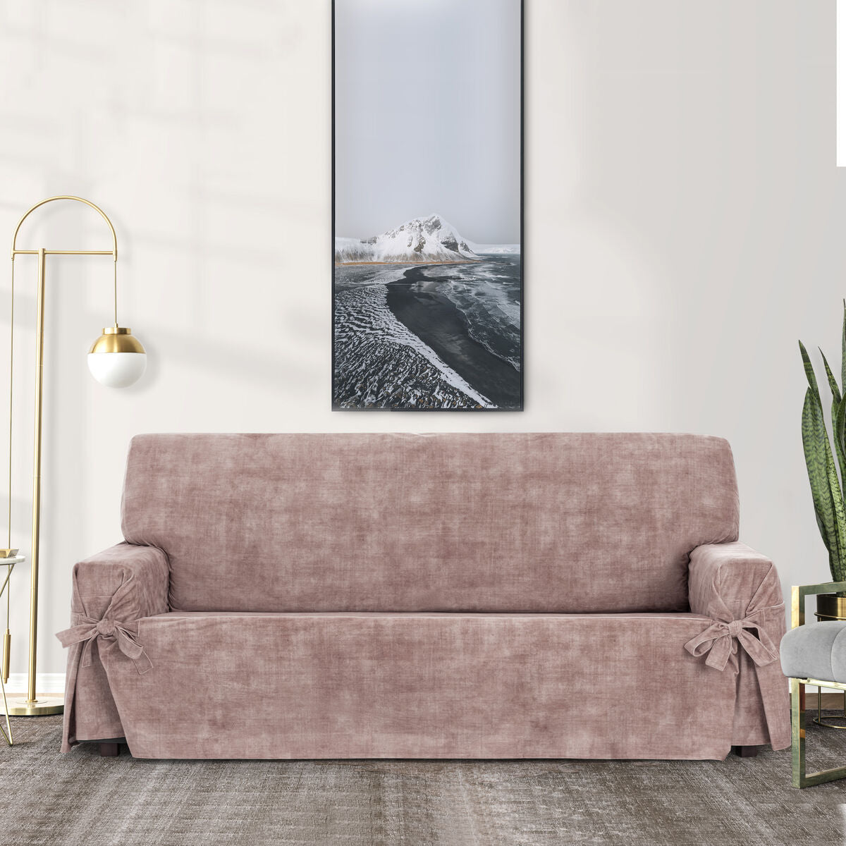 Sofa Cover Eysa TURIN Pink 100 x 110 x 180 cm