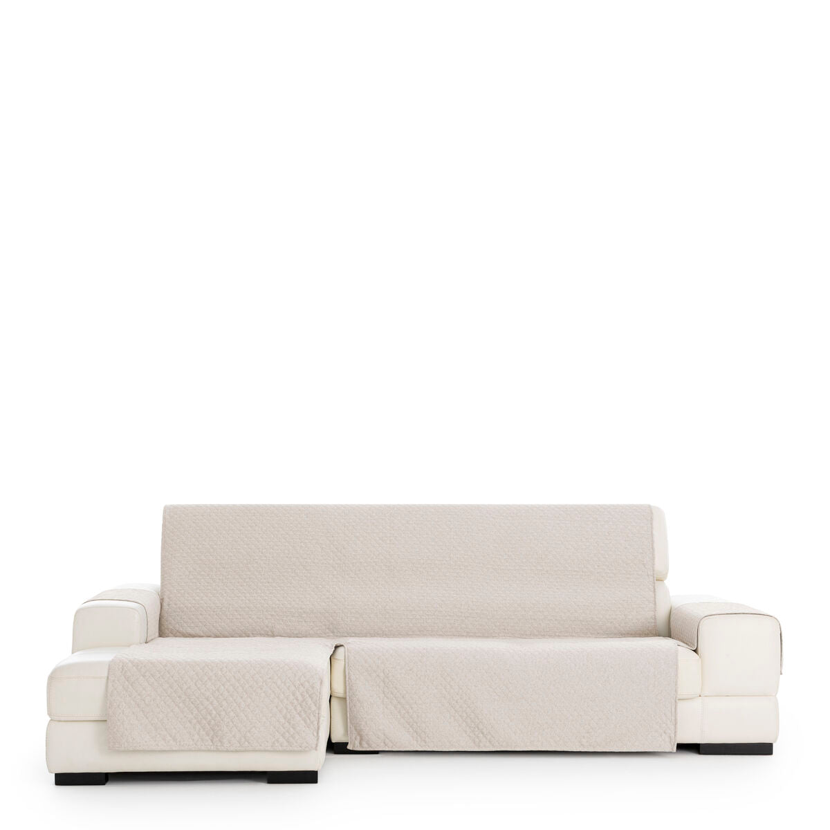 Right short arm chaise longue cover Eysa SILVER Light brown 100 x 110 x 240 cm