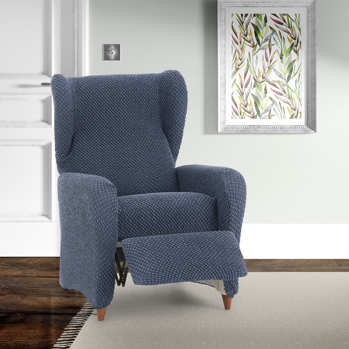 Armchair slipcovers Eysa THOR Blue 90 x 100 x 75 cm