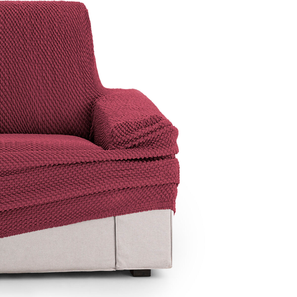 Armchair slipcovers Eysa THOR Burgundy 70 x 110 x 110 cm