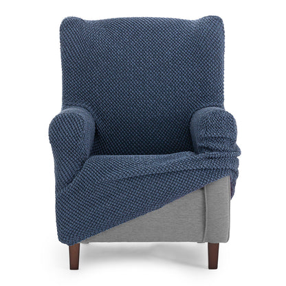 Wingback chair cover Eysa THOR Blue 80 x 110 x 90 cm