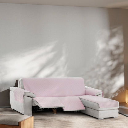 Right short arm chaise longue cover Eysa MONTBLANC Pink 100 x 110 x 240 cm