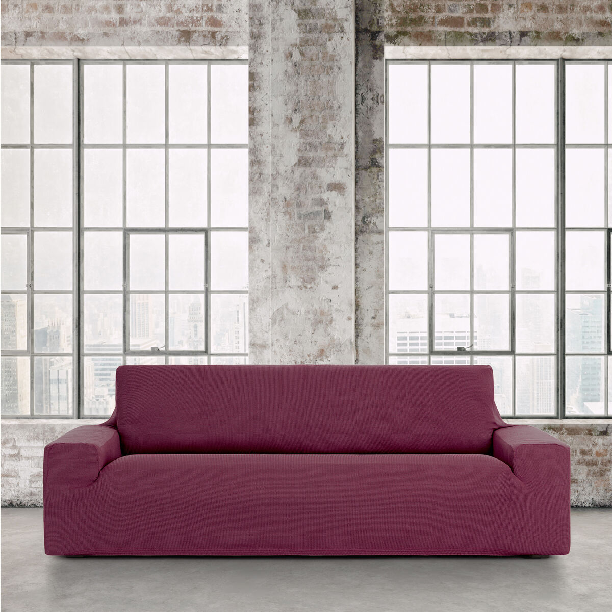 Sofa Cover Eysa ULISES Burgundy 70 x 110 x 240 cm