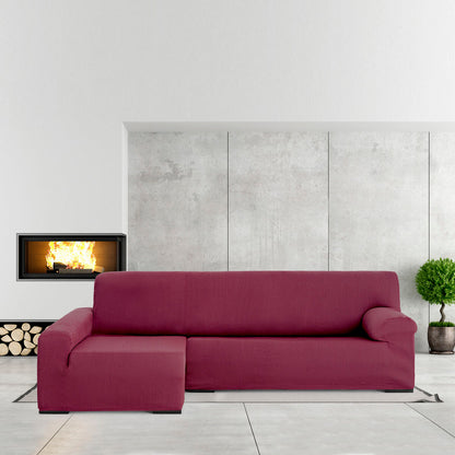 Left long arm chaise longue cover Eysa ULISES Burgundy 170 x 110 x 310 cm