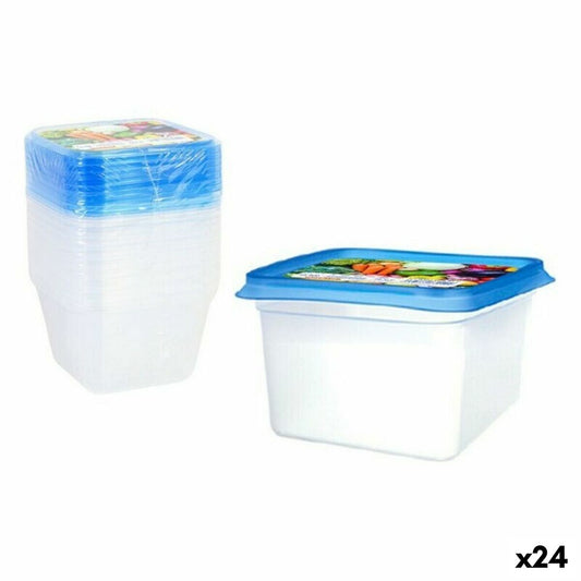 Sæt med 9 madpakker Privilege 49792 550 ml 12 x 12 x 7,5 cm (24 enheder)