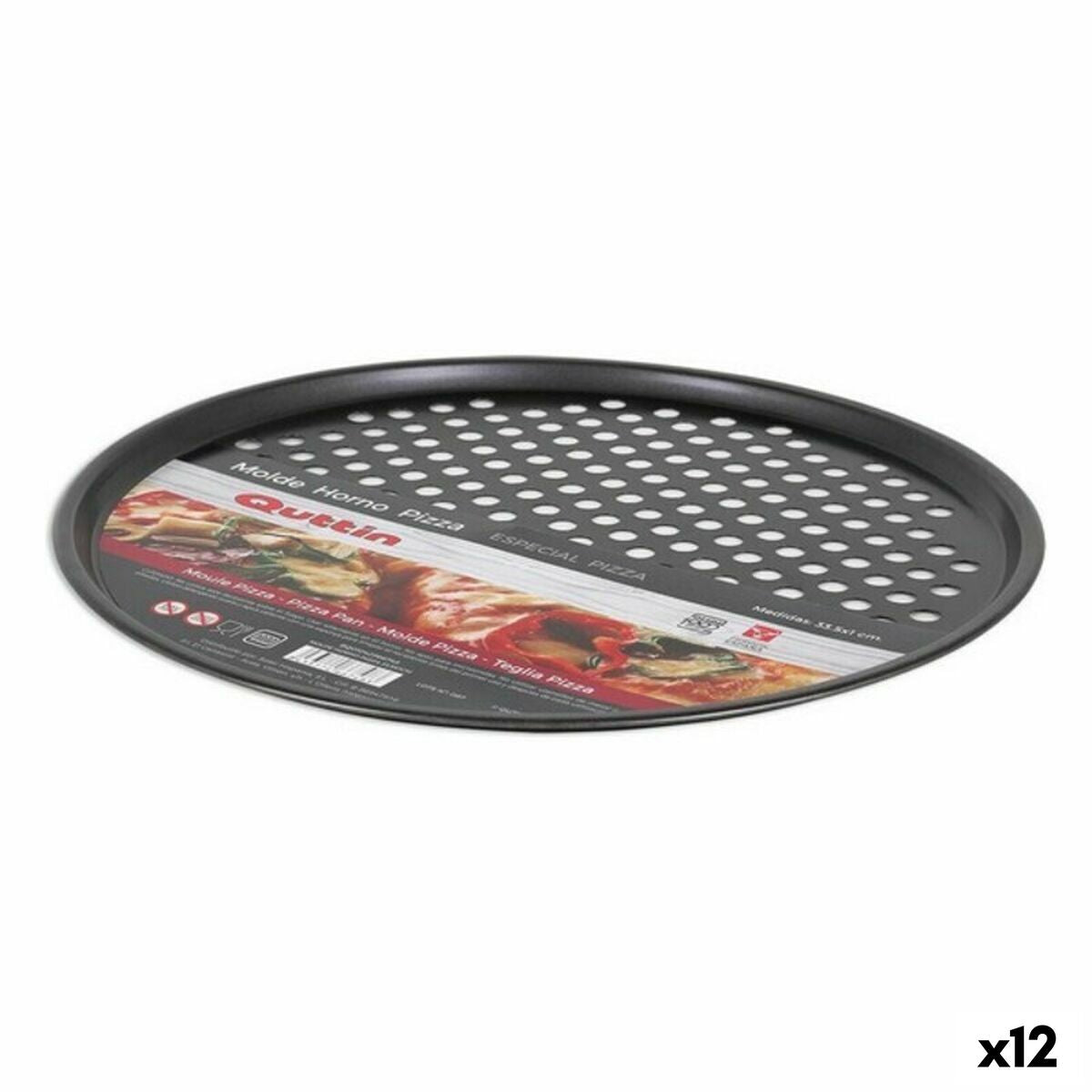 Pizzaform Quttin 32,7 x 1 cm (12 enheder) (34 x 1 cm)