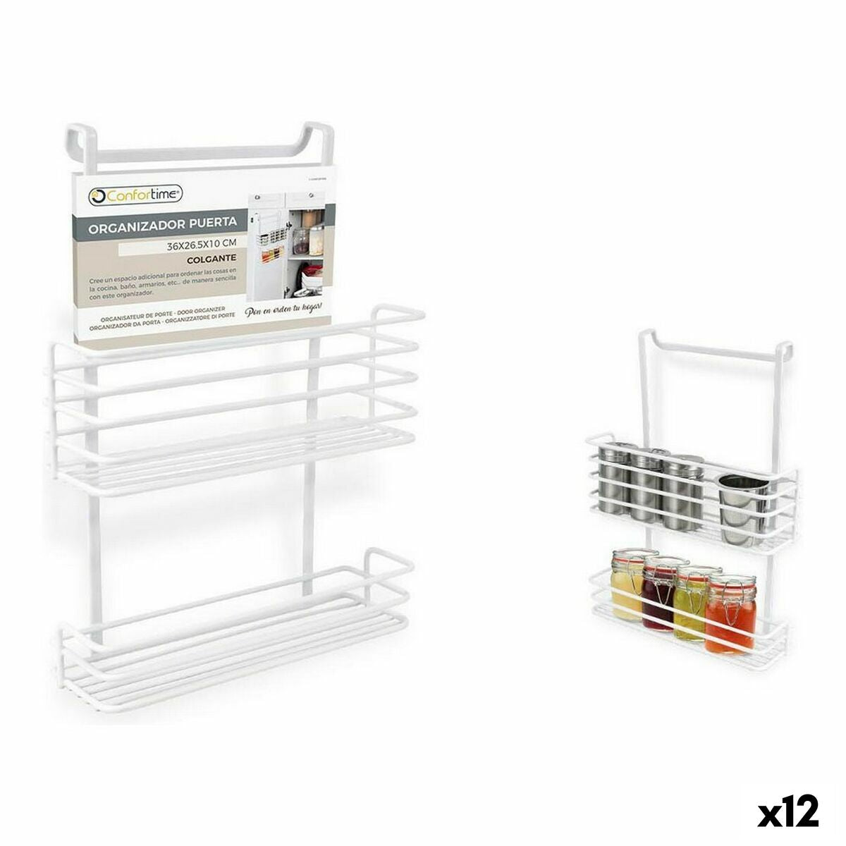 Organizer Confortime 144905 Køkken 36 x 26,5 x 10 cm (12 enheder) (36 x 26,5 x 10 cm)