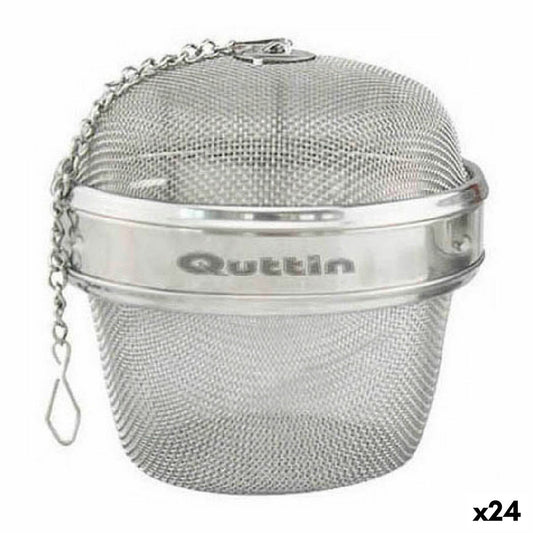 Filter til infusioner Quttin rustfrit stål 8,5 x 9 cm (24 enheder)