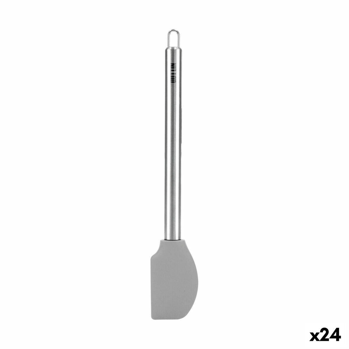 Spatel til Grillrist Quttin Silikone Rustfrit stål Stål 32,7 x 5,3 cm (24 enheder)