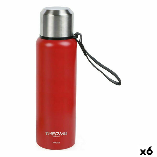 Rejsetermoflaske ThermoSport 1 L (6 enheder)