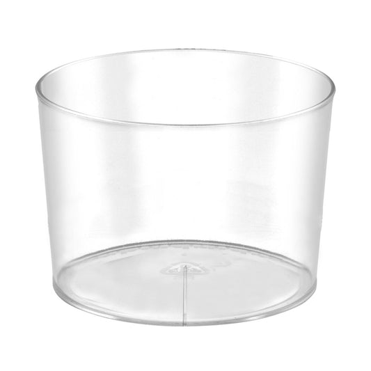 Sæt genanvendelige glas Algon Low Transparent 230 ml Plast 5 Enheder