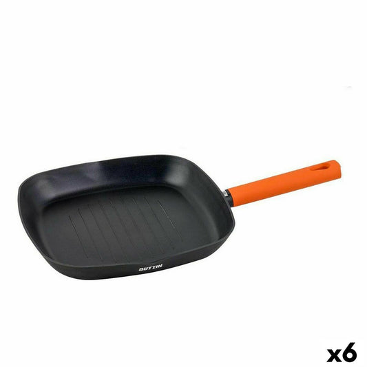 Grillpande Quttin Gastro Sort Orange 47 x 29,7 x 4 cm (6 enheder)