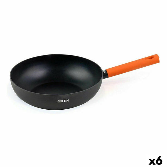 Wokpande Quttin Gastro Sort Orange 47 x 29 x 8 cm (6 enheder)