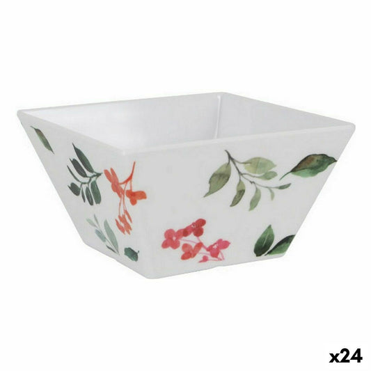 Snack Bowl La Mediterránea Petunia Melamin Shine 13 x 13 x 7 cm (24 Units) La Mediterránea