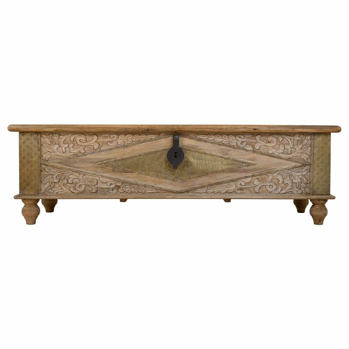 Chest Alexandra House Living Brass Mango wood 45 x 46 x 150 cm