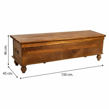 Chest Alexandra House Living Brass Mango wood 45 x 46 x 150 cm