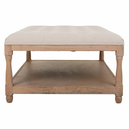 Bench Alexandra House Living Grey Cream 78 x 48 x 110 cm