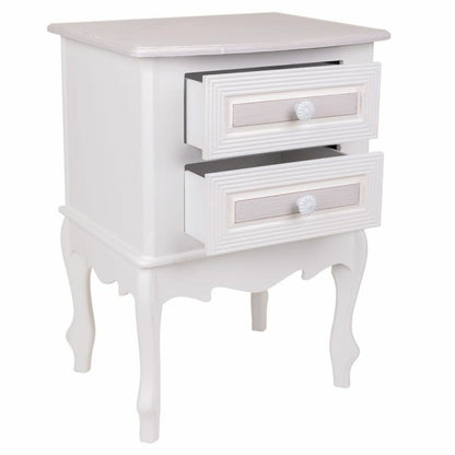 Nightstand Alexandra House Living White 34 x 57 x 42 cm